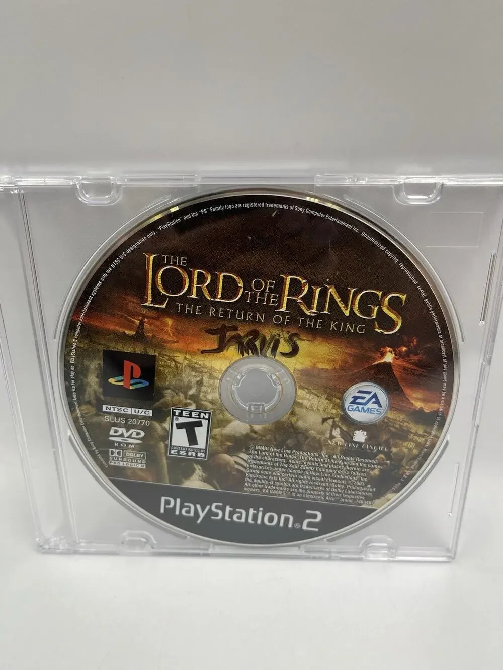 Lord of the Rings The Return of the King PlayStation 2 Ps2 - Disc Only